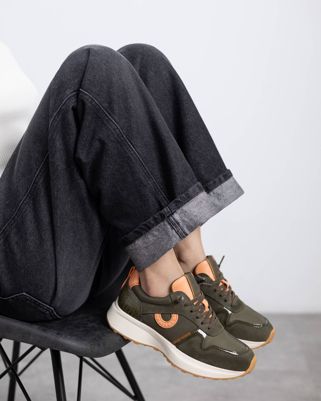 Zapatilla de mujer plano Refresh 17294203 - Image 5