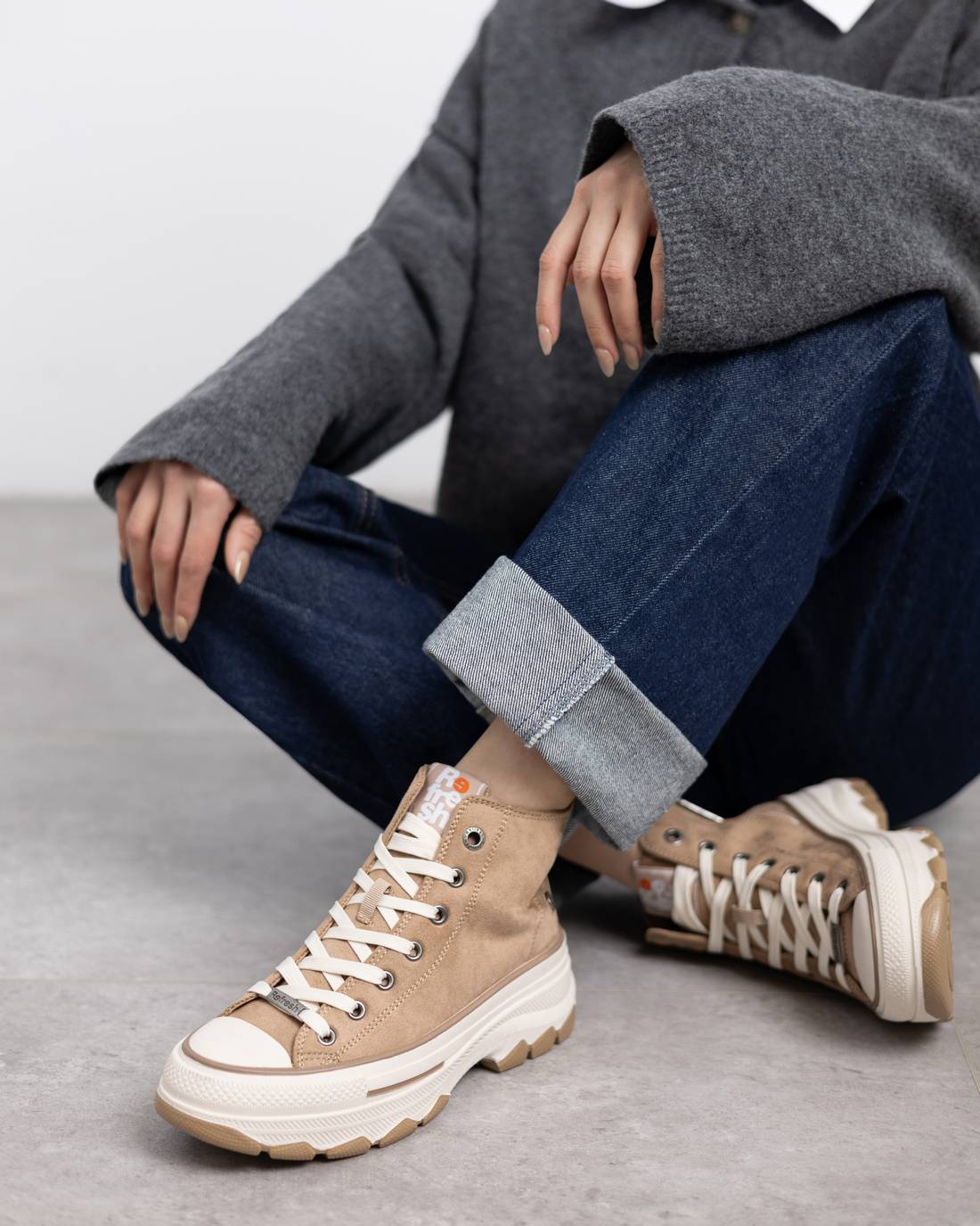 Zapatilla de mujer plano Refresh 17307804 - Image 5