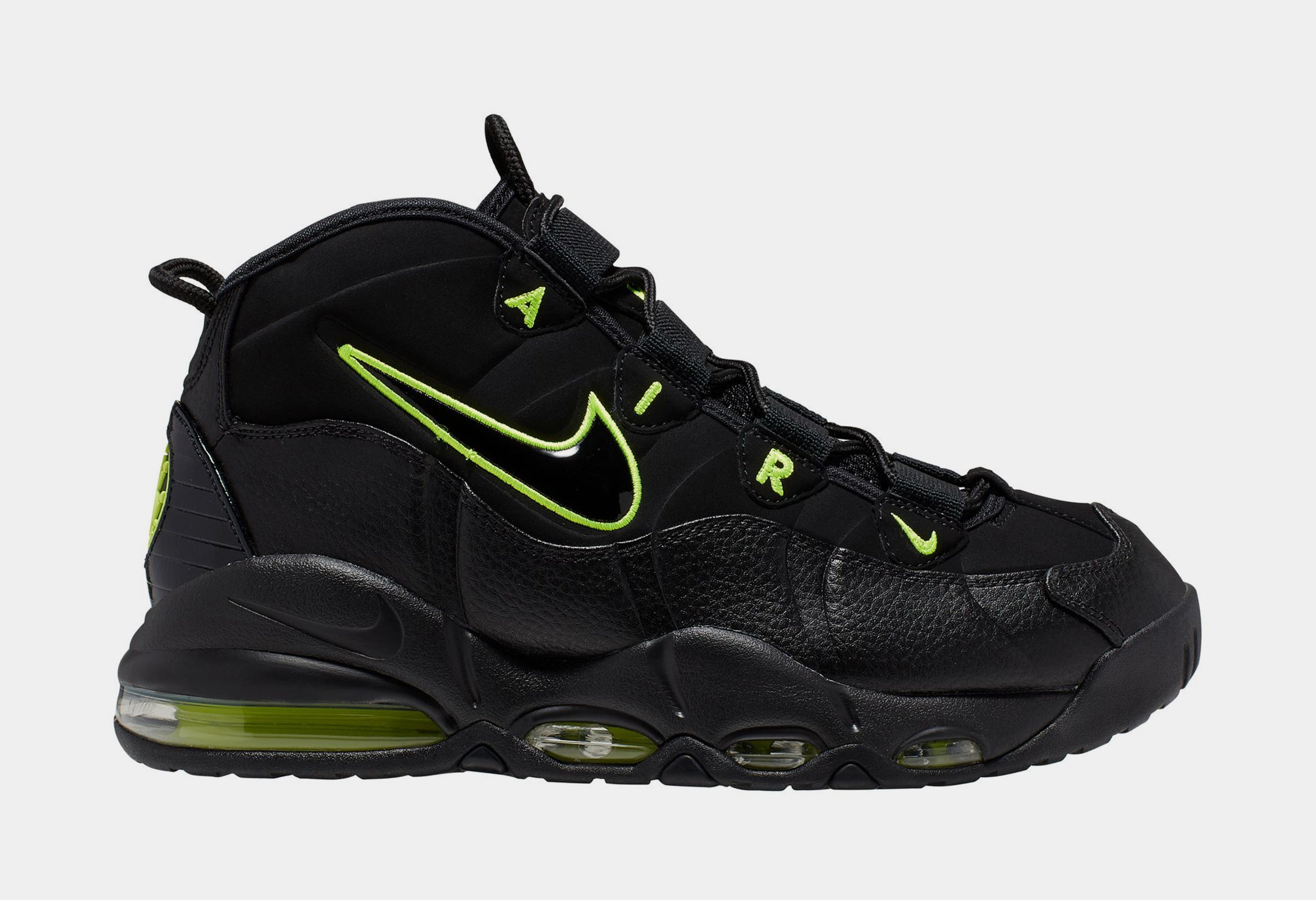 Air Max Uptempo 95 Black Volt Mens Basketball Shoes (Black/Volt)