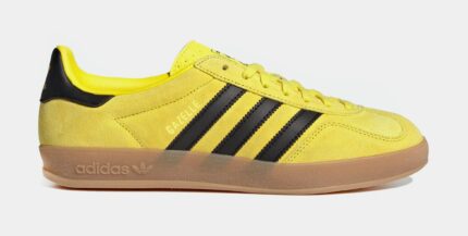Gazelle Indoor Mens Lifestyle Shoes (Shock Yellow/Core Black/Gold Metallic)