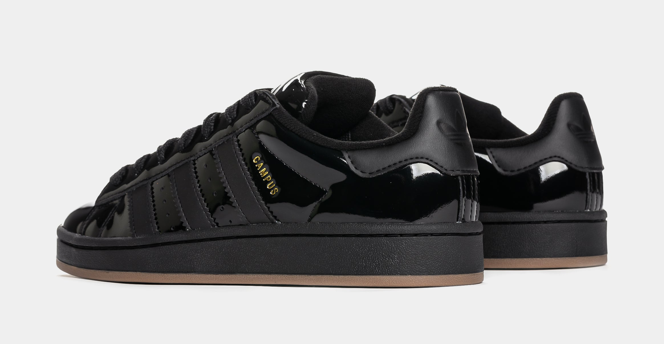 Campus 00s Patent Leather Mens Lifestyle Shoes (Core Black/Core Black) - Image 5