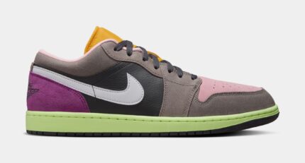 Air Jordan 1 Low SE Tokyo Bio Hack Mens Lifestyle Shoes (Oil Grey/Cave Stone/Arctic Punch/White)
