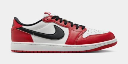 Air Jordan 1 Retro Low OG Chicago Mens Lifestyle Shoes (Varsity Red/Black/Summit White)