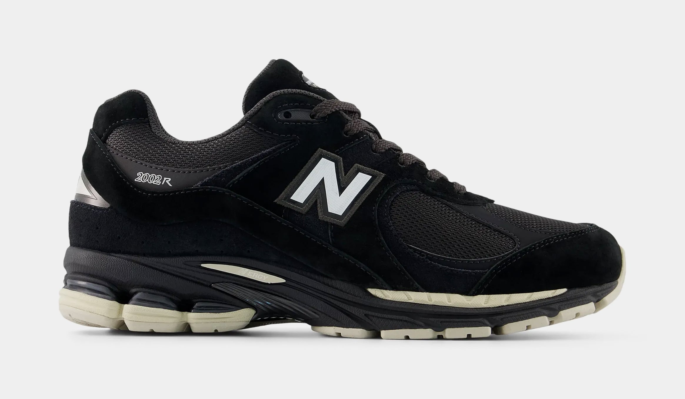 2002R Mens Running Shoes (Black/Timber Wolf/White)