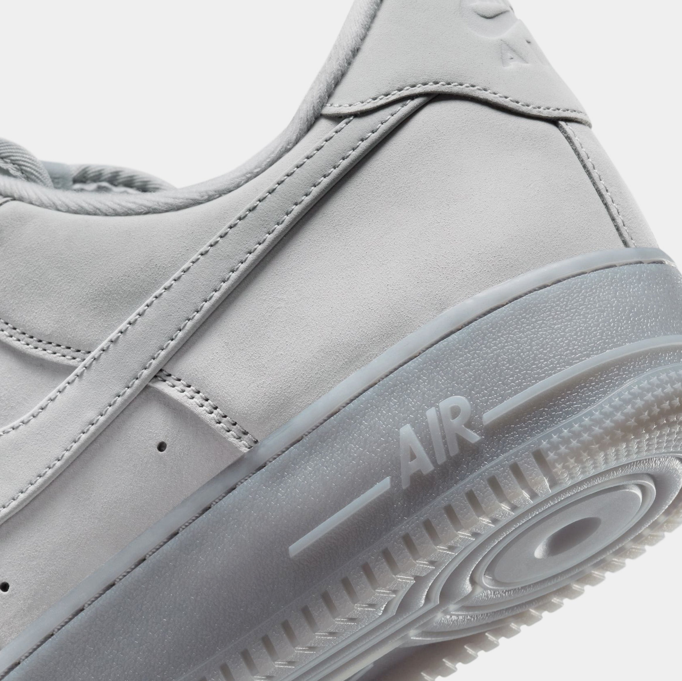 Air Force 1 '07 WB Mens Lifestyle Shoes (Wolf Grey/Wolf Grey/Black) - Image 6