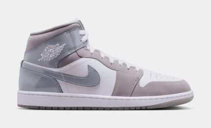 Air Jordan 1 Mid SE Cool Grey Mens Lifestyle Shoes (Cool Grey/Medium Grey)