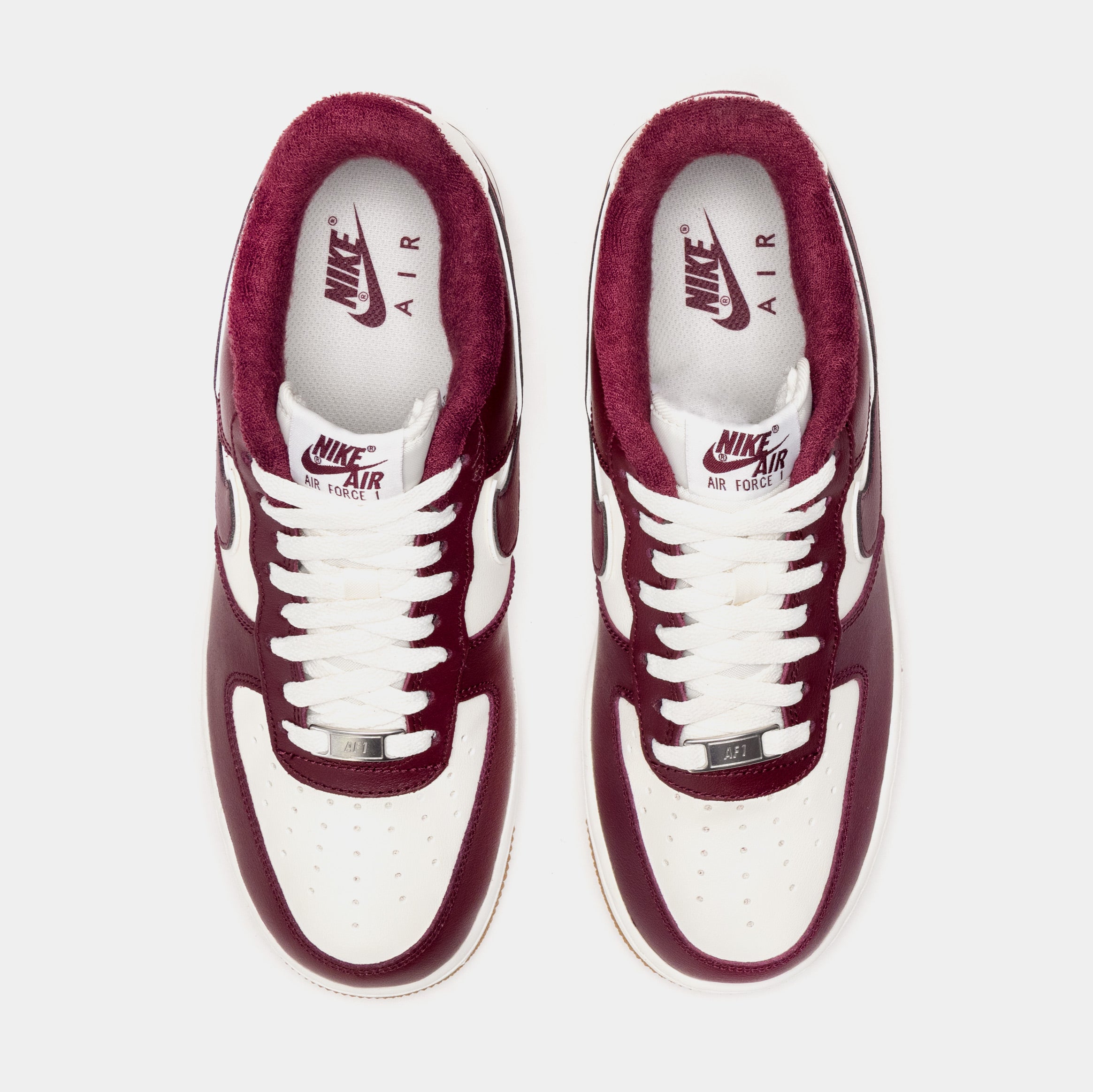 Air Force 1 '07 Night Maroon Mens Lifestyle Shoes (Maroon/White) - Image 5