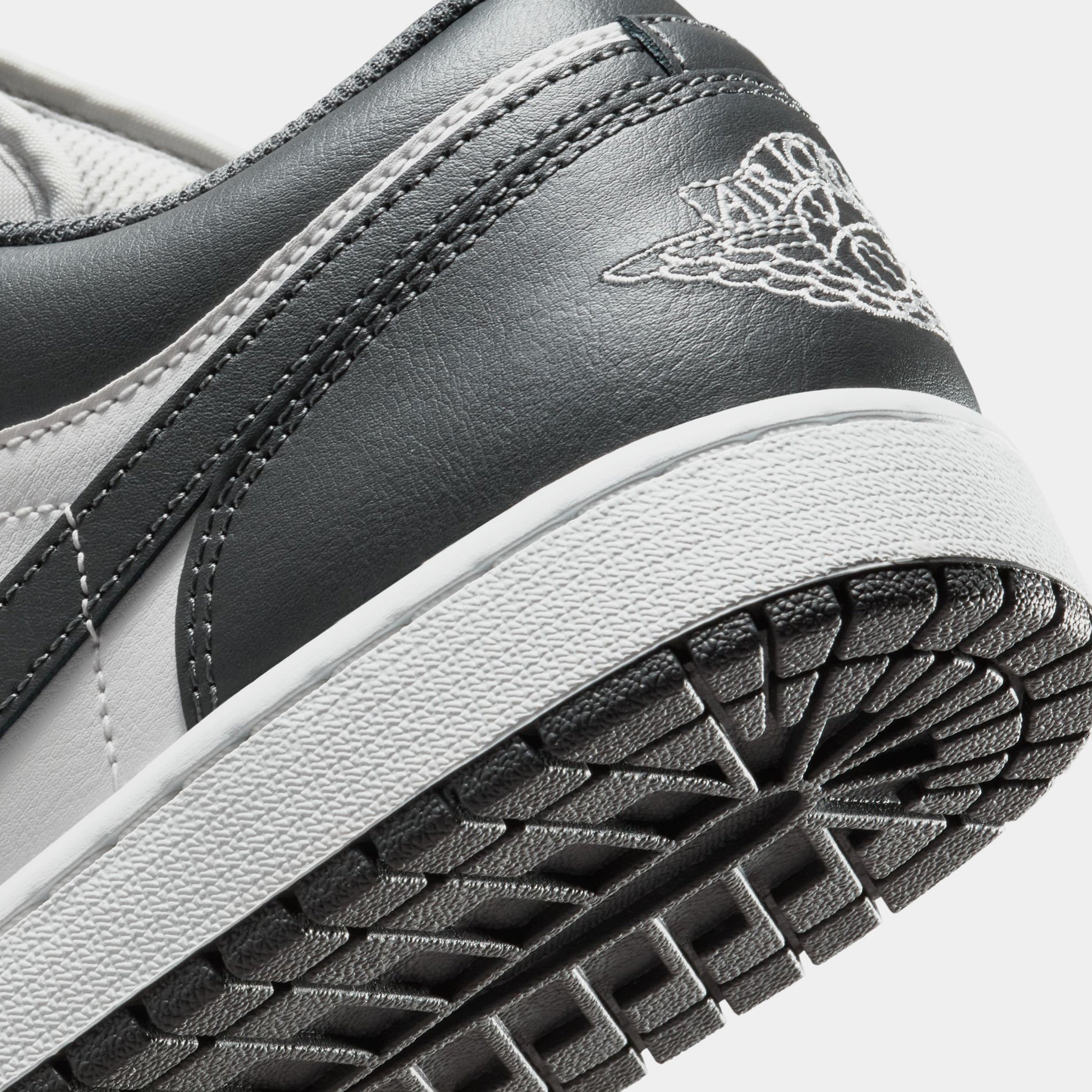 Air Jordan 1 Low Mens Lifestyle Shoes (Iron Grey/Summit White) - Image 6