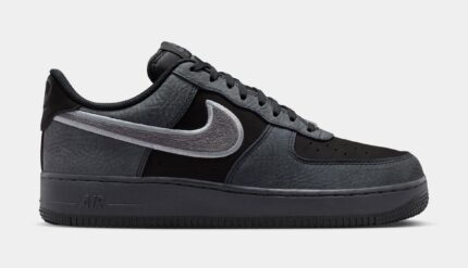 Air Force 1 Low Mens Lifestyle Shoes (Black/Smoke Grey/Dark Smoke Grey)