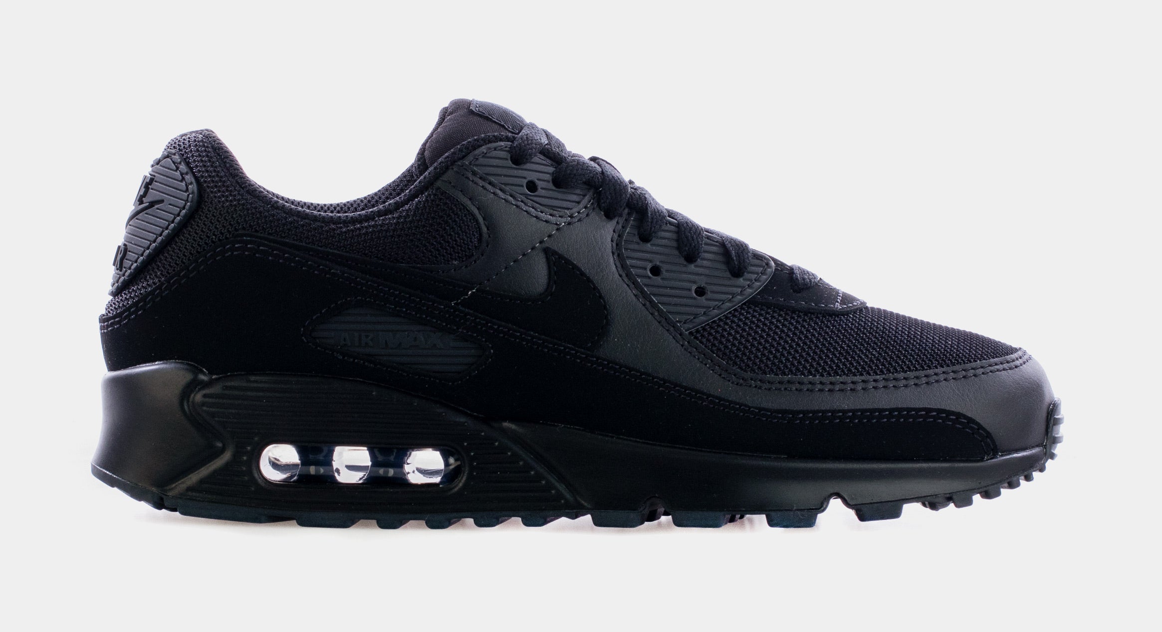 Air Max 90 Mens Running Shoes (Black/Black)