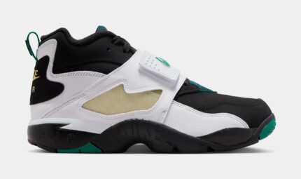 Air Diamond Turf Mens Basketball Shoes (Black/Mystic Green/White/Golden Tussah)