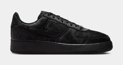 Kobe Air Force 1 Low Triple Black Mens Lifestyle Shoes (Black/Black)