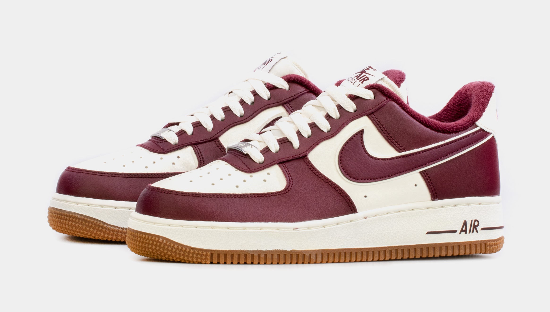 Air Force 1 '07 Night Maroon Mens Lifestyle Shoes (Maroon/White) - Image 4