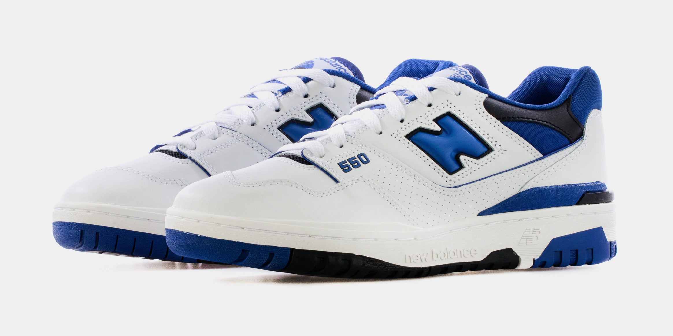 550 Mens Lifestyle Shoes (White/Blue) Free Shipping - Image 4