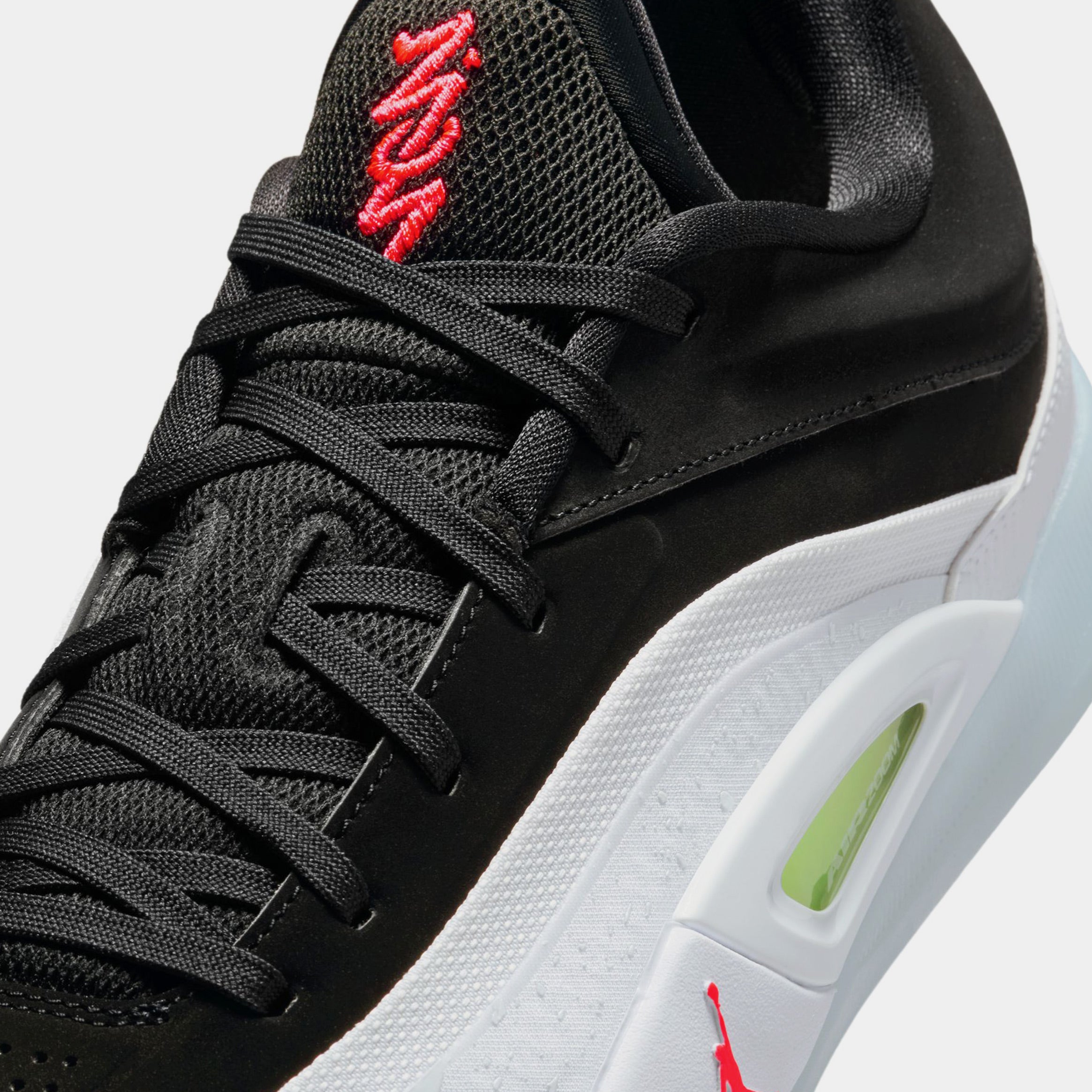 Zion 4 Mens Basketball Shoes (White/Bright Crimson/Black/Volt) - Image 3