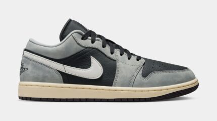 Air Jordan 1 Low SE Mens Lifestyle Shoes (Light Smoke Grey/White/Off Noir)