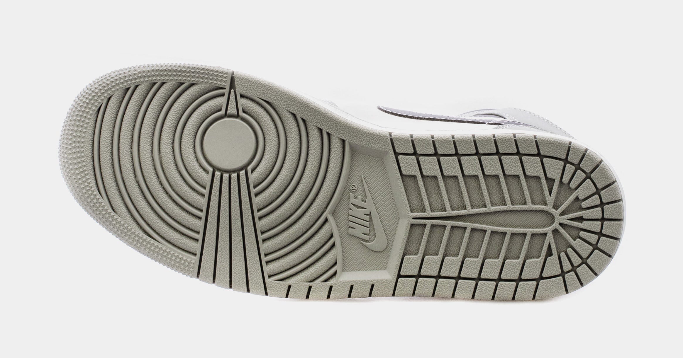 Air Jordan 1 Mid Mens Lifestyle Shoes (Light Smoke Grey/White/Anthracite) - Image 3