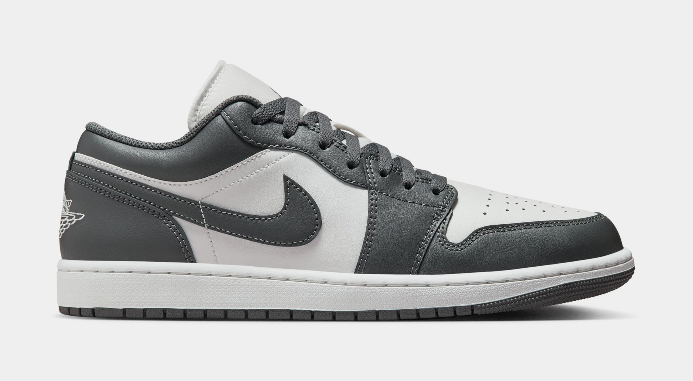 Air Jordan 1 Low Mens Lifestyle Shoes (Iron Grey/Summit White)