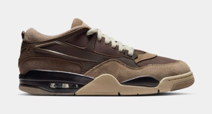 Air Jordan 4 RM Ironstone Mens Lifestyle Shoes (Ironstone/Baroque Brown/Light Bone/Medium Olive)