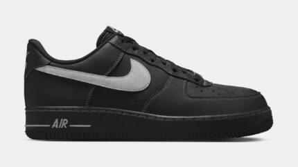 Air Force 1 07 Mens Lifestyle Shoes (Black/Wolf Grey/Black/Black)