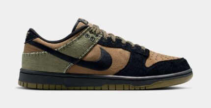 Dunk Low Retro Camo Olive Mens Lifestyle Shoes (Brown Kelp/Black/Medium Olive)