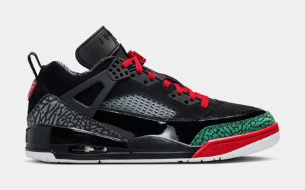 Spizike Low Mens Lifestyle Shoes (Black/Classic Green/White/Varsity Red)