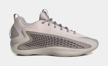 Anthony Edwards 1 Low Mens Basketball Shoes (Metallic Grey/Dove Grey/Cloud White)