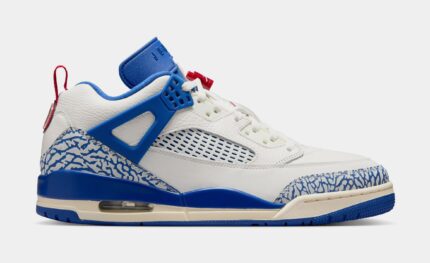 Spizike Low Mens Lifestyle Shoes (Sail/Varsity Red/Muslin/Storm Blue)