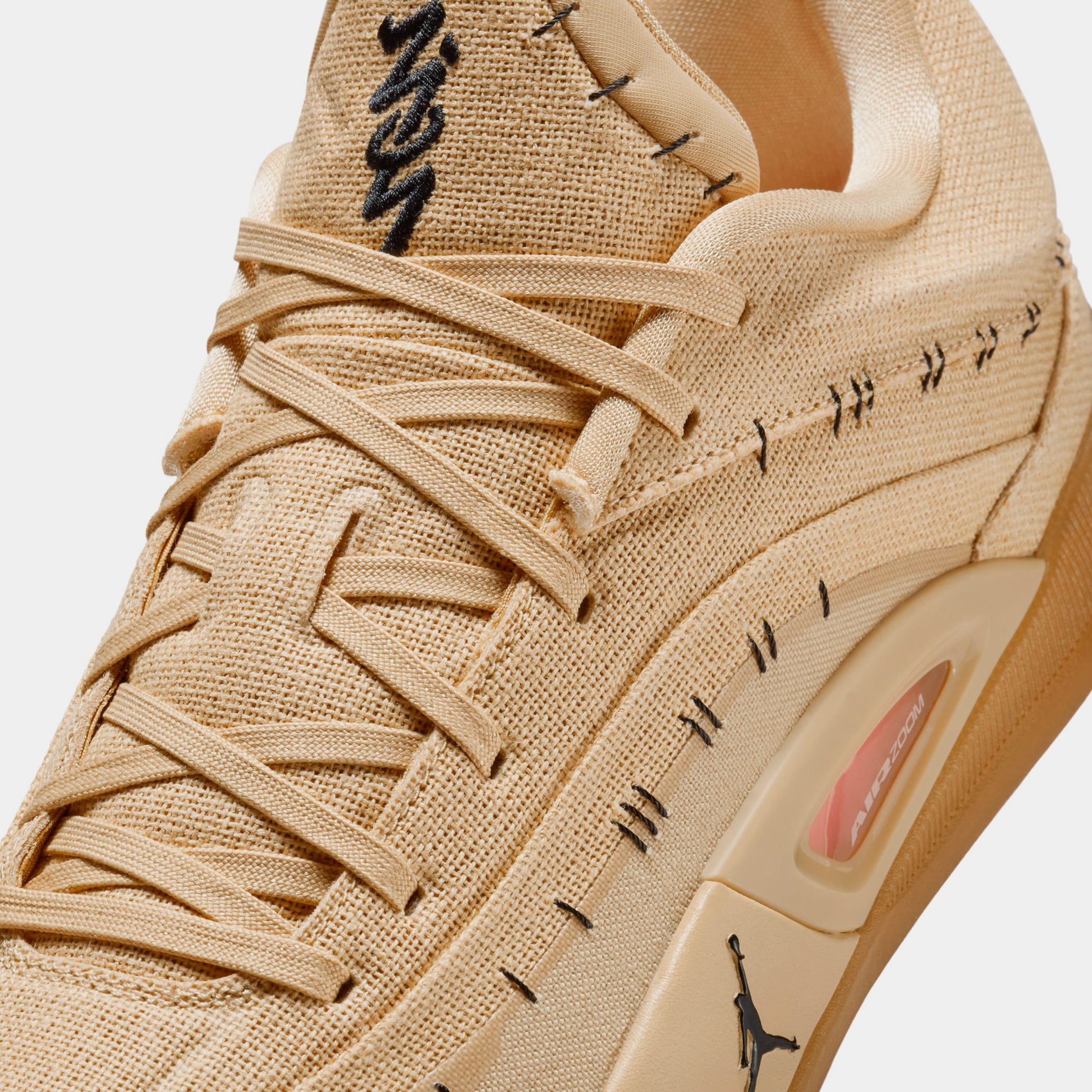 Zion 4 Voodoo Mens Basketball Shoes (Sesame/Black/Flash Crimson) - Image 5