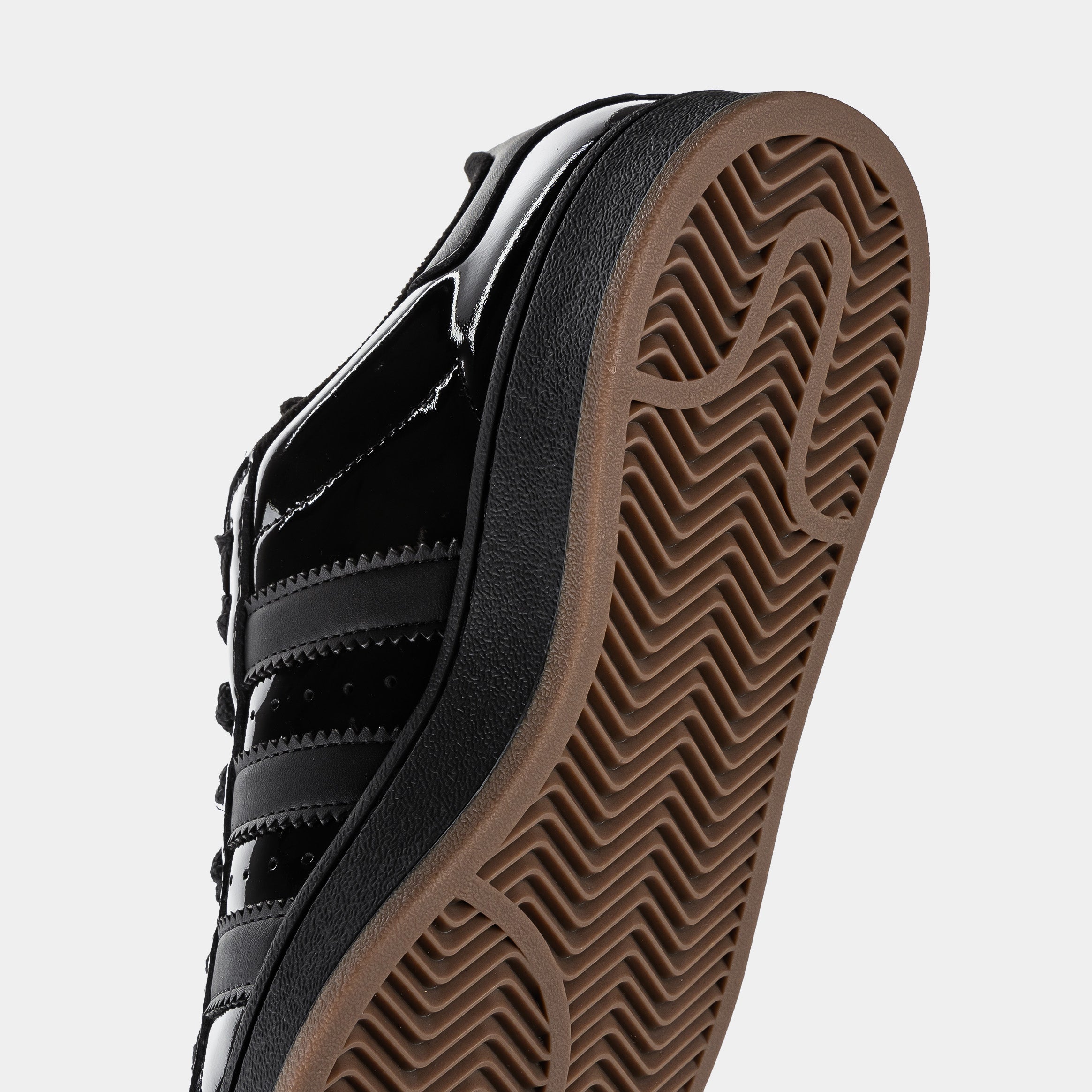 Campus 00s Patent Leather Mens Lifestyle Shoes (Core Black/Core Black) - Image 6