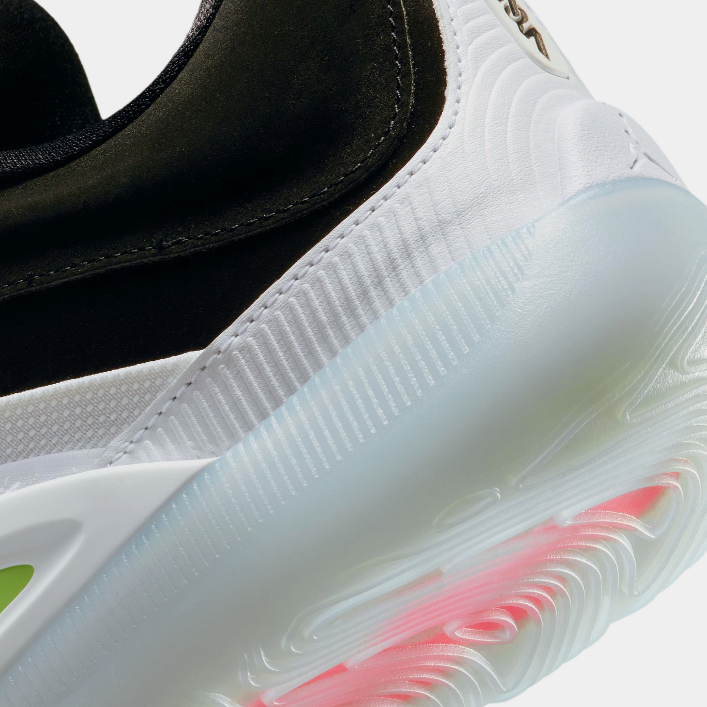 Zion 4 Mens Basketball Shoes (White/Bright Crimson/Black/Volt) - Image 4