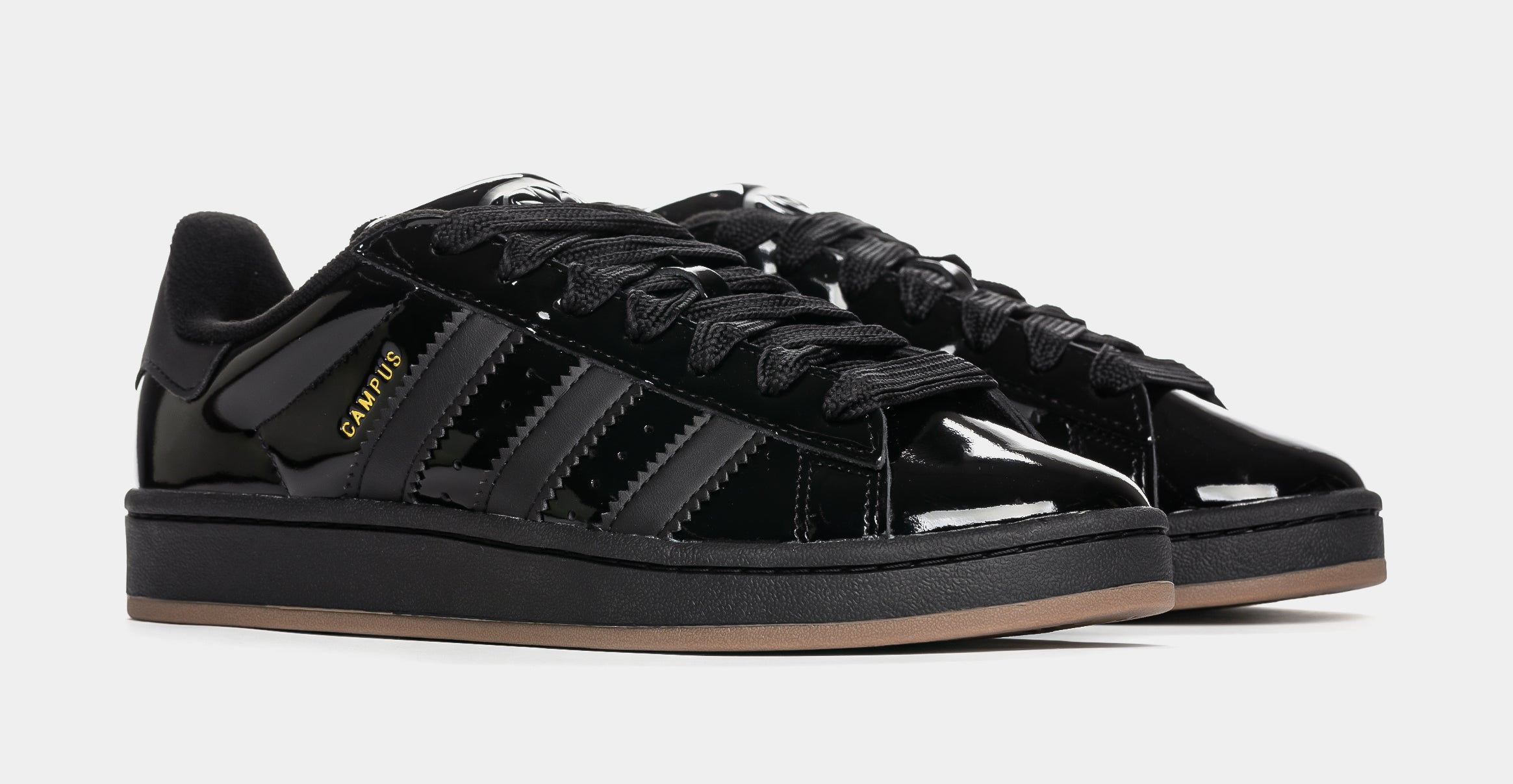 Campus 00s Patent Leather Mens Lifestyle Shoes (Core Black/Core Black) - Image 4