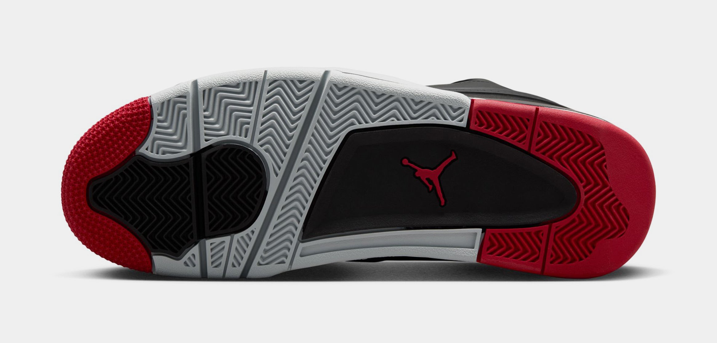 Air Jordan 4 RM Mens Lifestyle Shoes (Black/Varsity Red/Wolf Grey/White) - Image 4