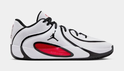 Tatum 4 Mens Basketball Shoes (White/University Red/Black)