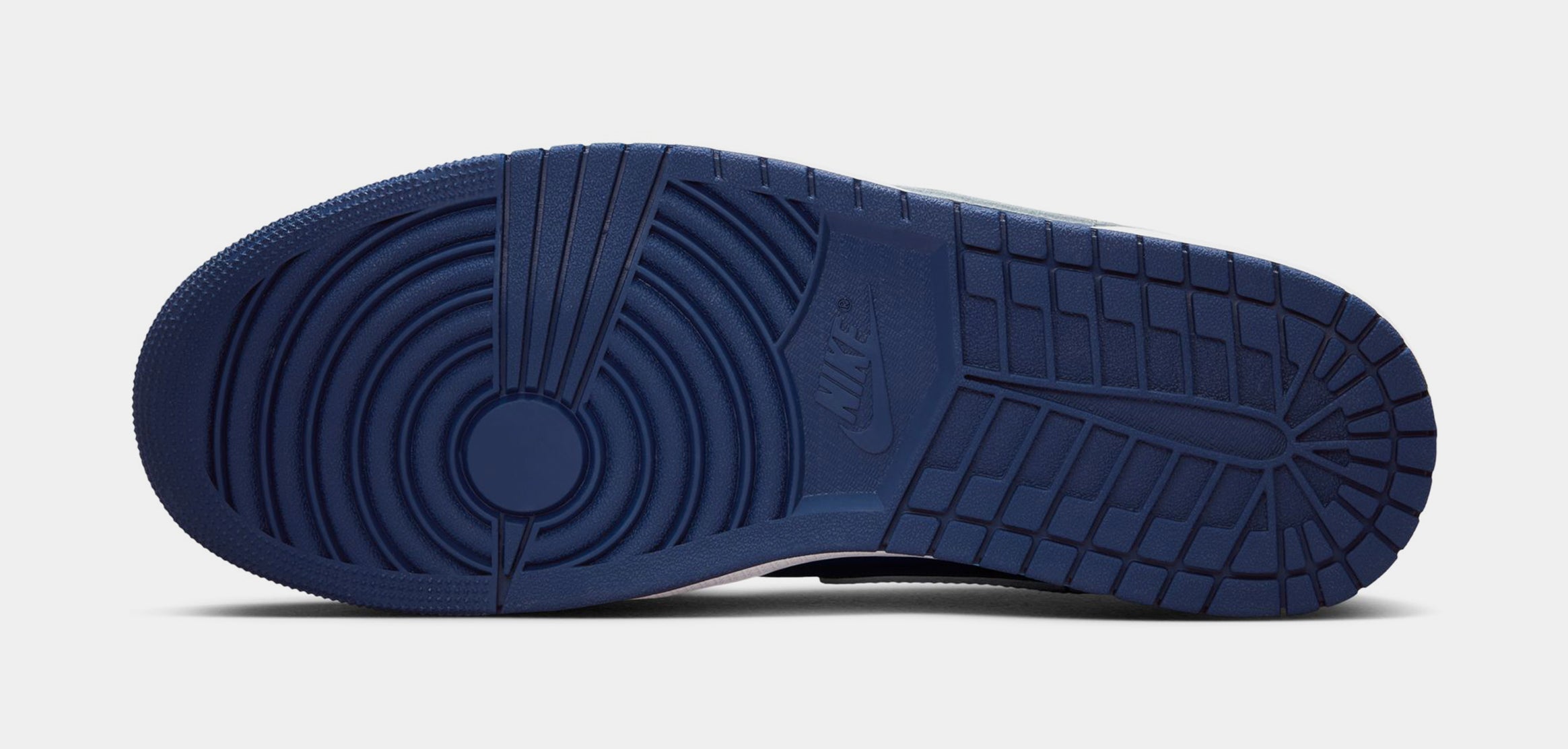 Air Jordan 1 Mid Mens Lifestyle Shoes (Blue Void/Pure Platinum/Summit White) - Image 4