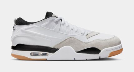 Air Jordan 4 RM Mens Lifestyle Shoes (White/Black/Gum)