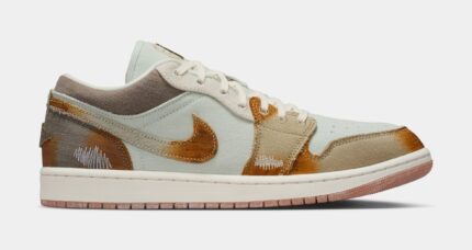 Air Jordan 1 Low SE Multi Color Mens Lifestyle Shoes (Multi Color/Mutli Color/Sail/Light Bone)