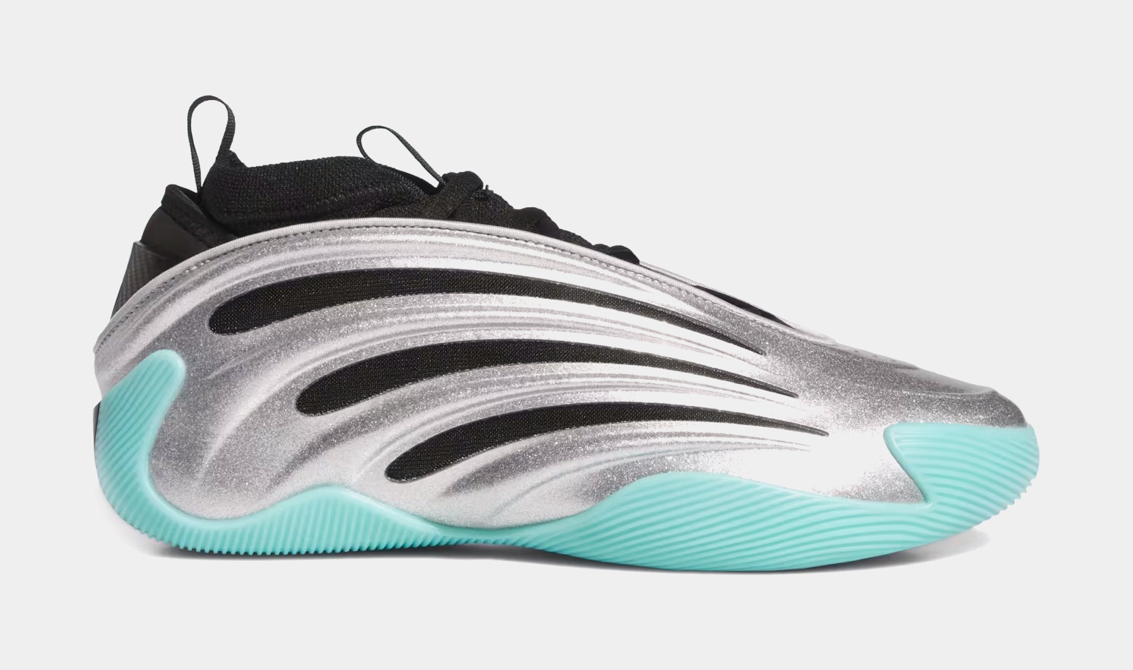 Harden Volume 9 Mens Basketball Shoes (Silver Metallic/Core Black/Flash Aqua)