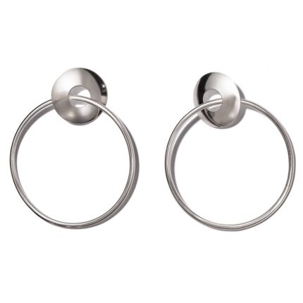 Lila Rice - Large Polly Jean Earrings