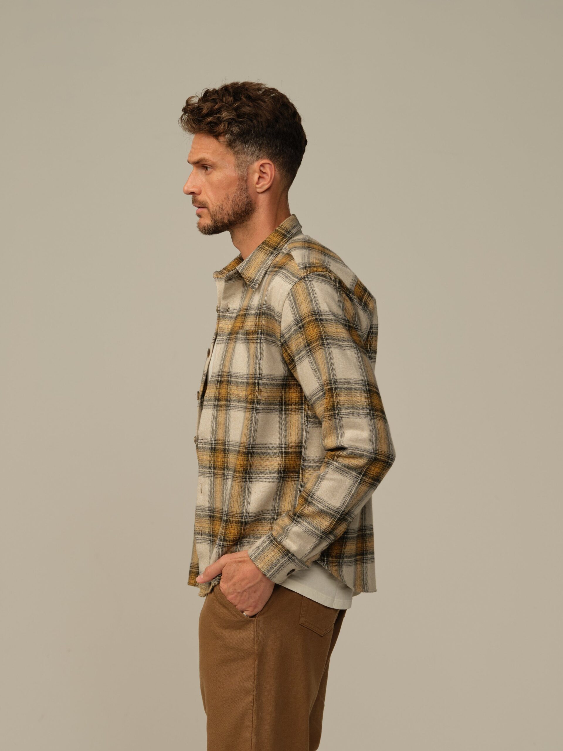 Men's Accord Japanese Cotton Flannel Shirt - Final Sale - Image 6