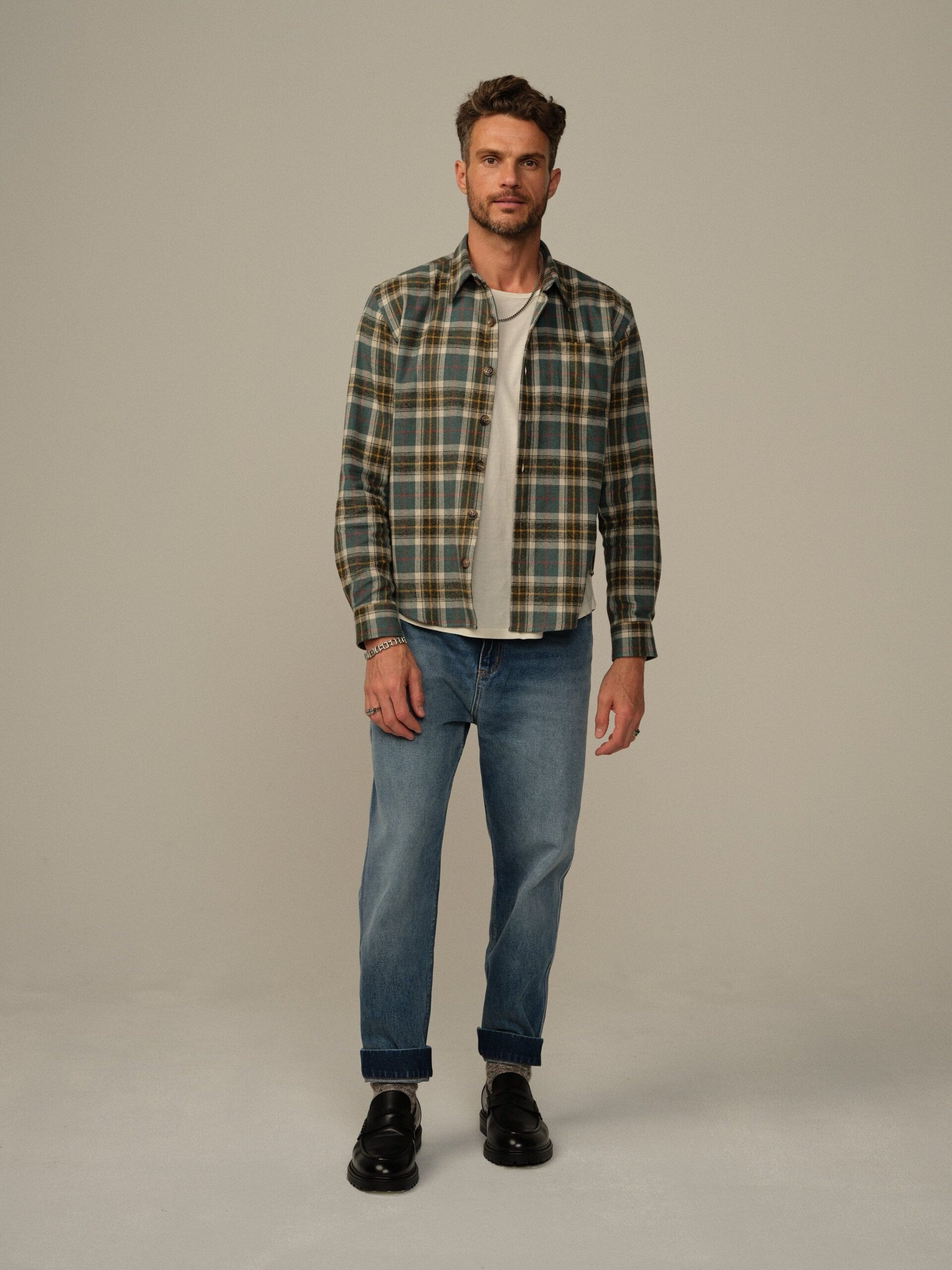Men's Accord Japanese Cotton Flannel Shirt - Final Sale - Image 4