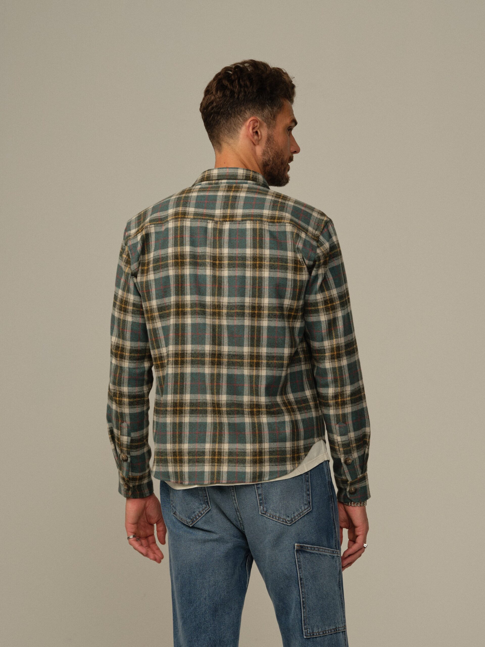 Men's Accord Japanese Cotton Flannel Shirt - Final Sale - Image 3