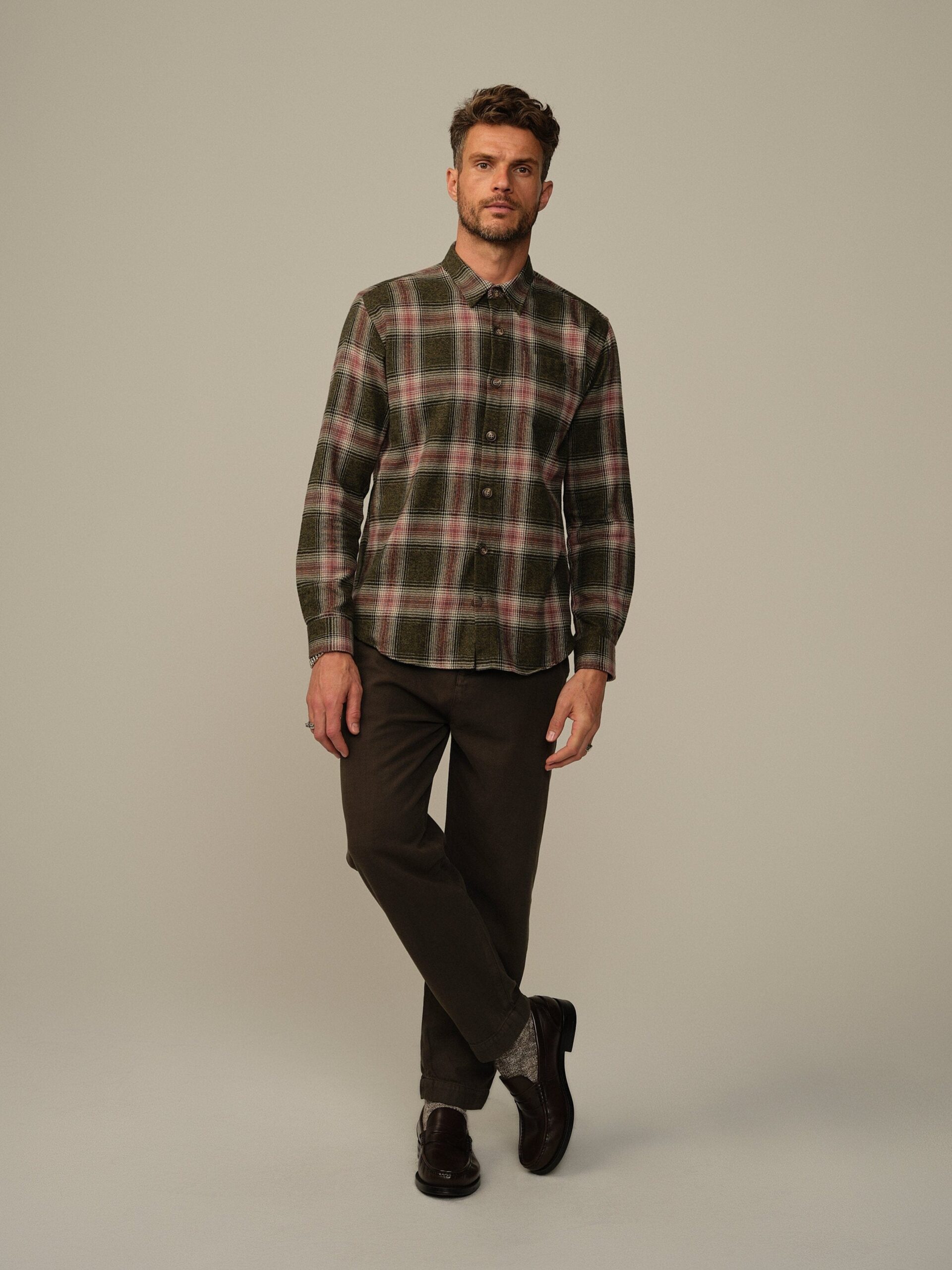 Men's Accord Japanese Cotton Flannel Shirt - Final Sale - Image 11