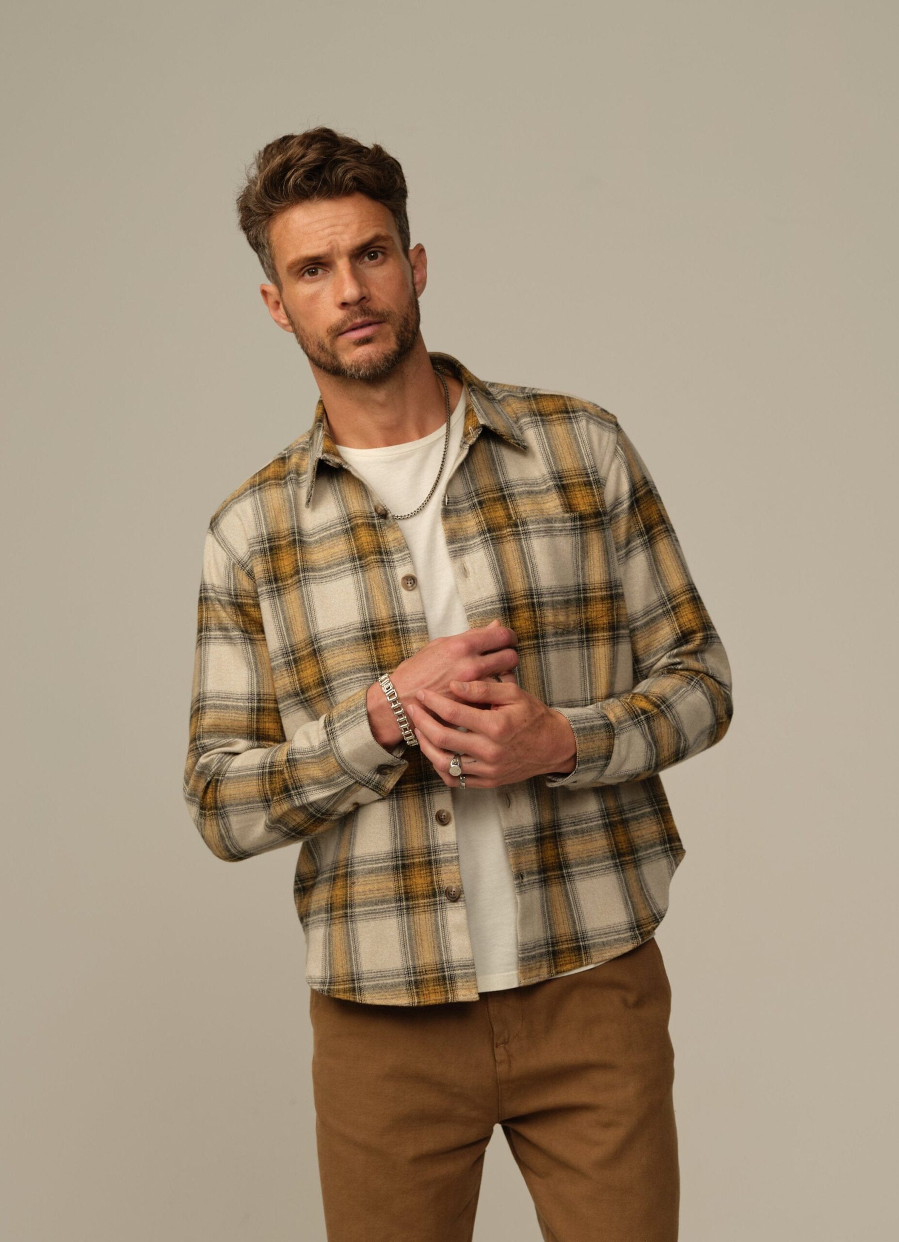 Men's Accord Japanese Cotton Flannel Shirt - Final Sale - Image 5