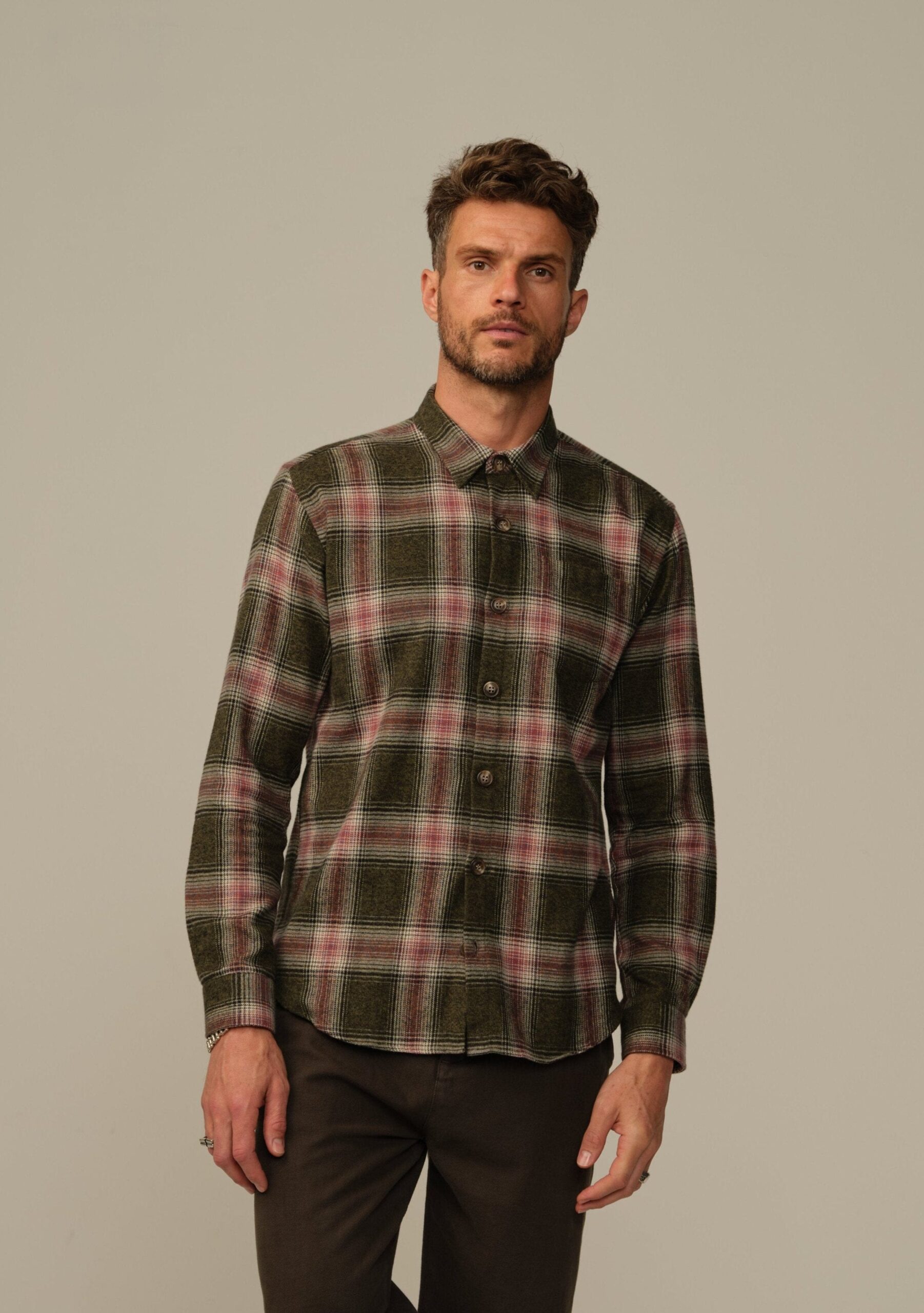 Men's Accord Japanese Cotton Flannel Shirt - Final Sale - Image 9