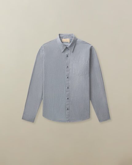 Men's Accord Organic Cotton Chambray Pocket Shirt