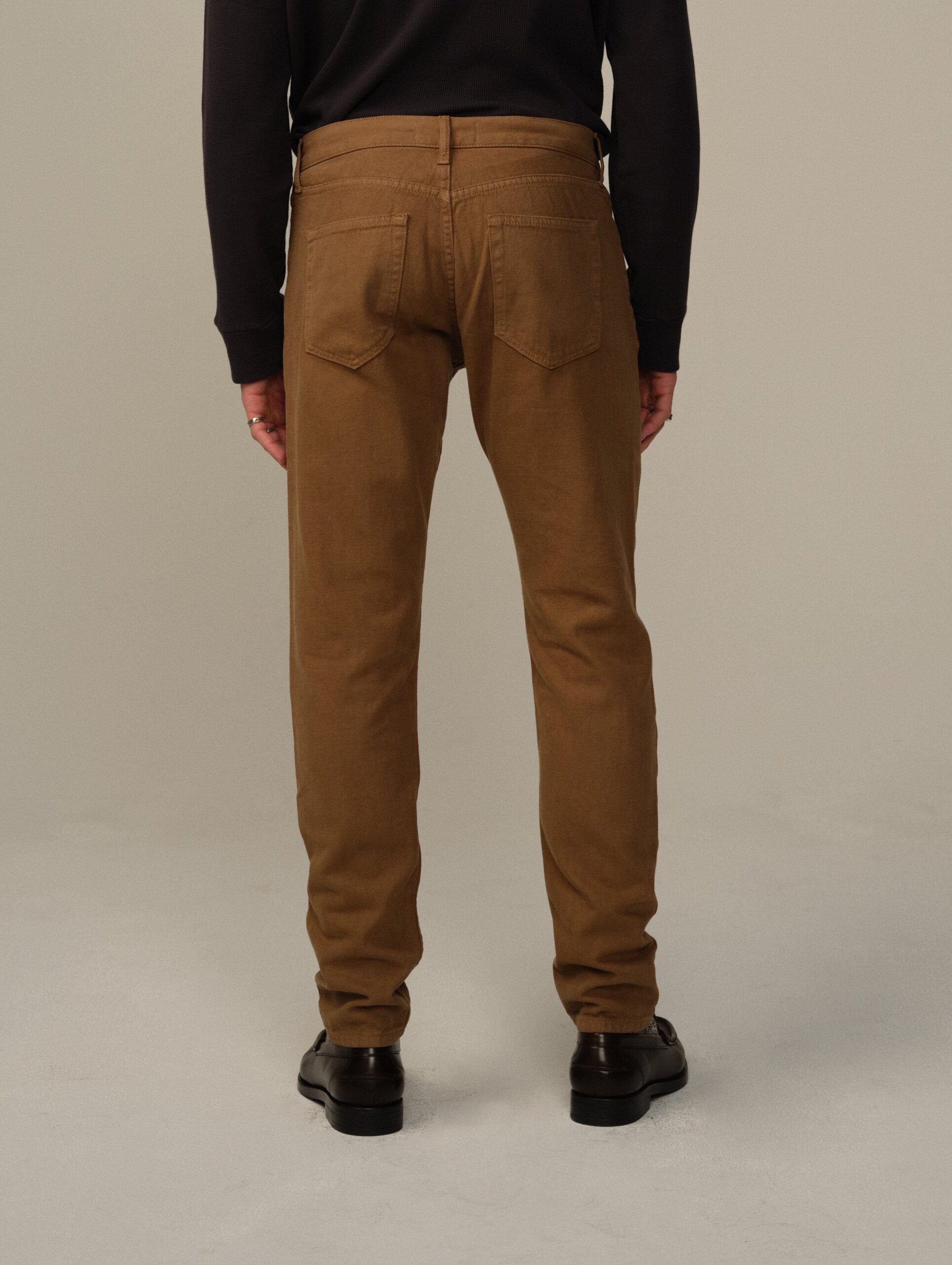 Men's Bowie Jean in Garment Dyed Recycled Cotton - Final Sale - Image 4