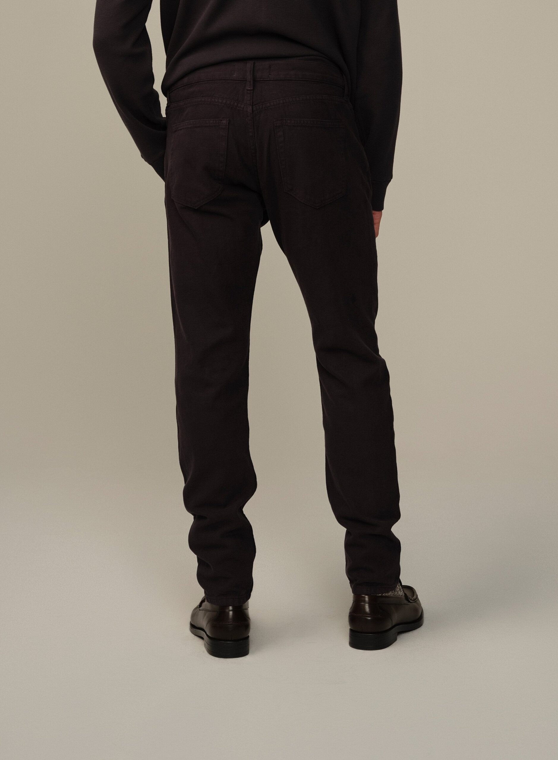 Men's Bowie Jean in Garment Dyed Recycled Cotton - Final Sale - Image 8