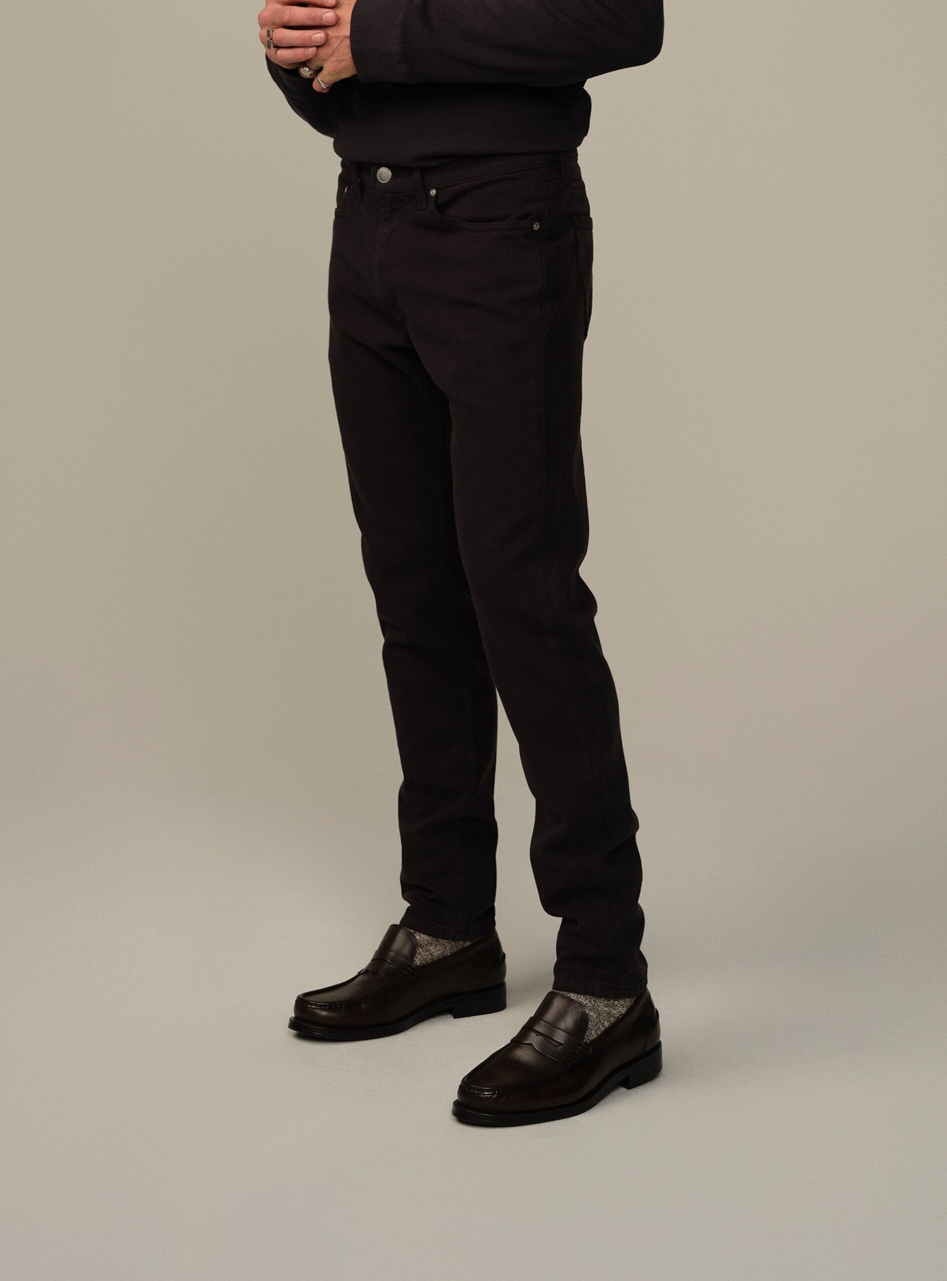 Men's Bowie Jean in Garment Dyed Recycled Cotton - Final Sale - Image 7