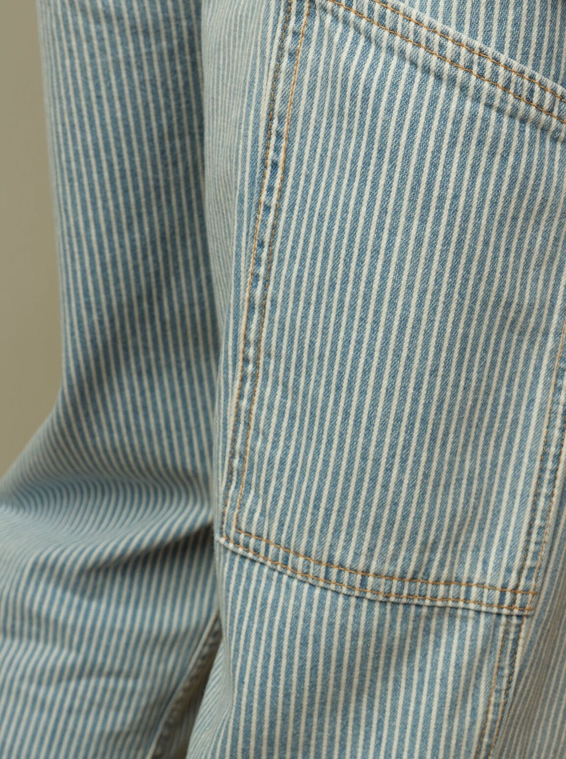 Men's Cody Japanese Denim Railroad Stripe Jacket - Image 5